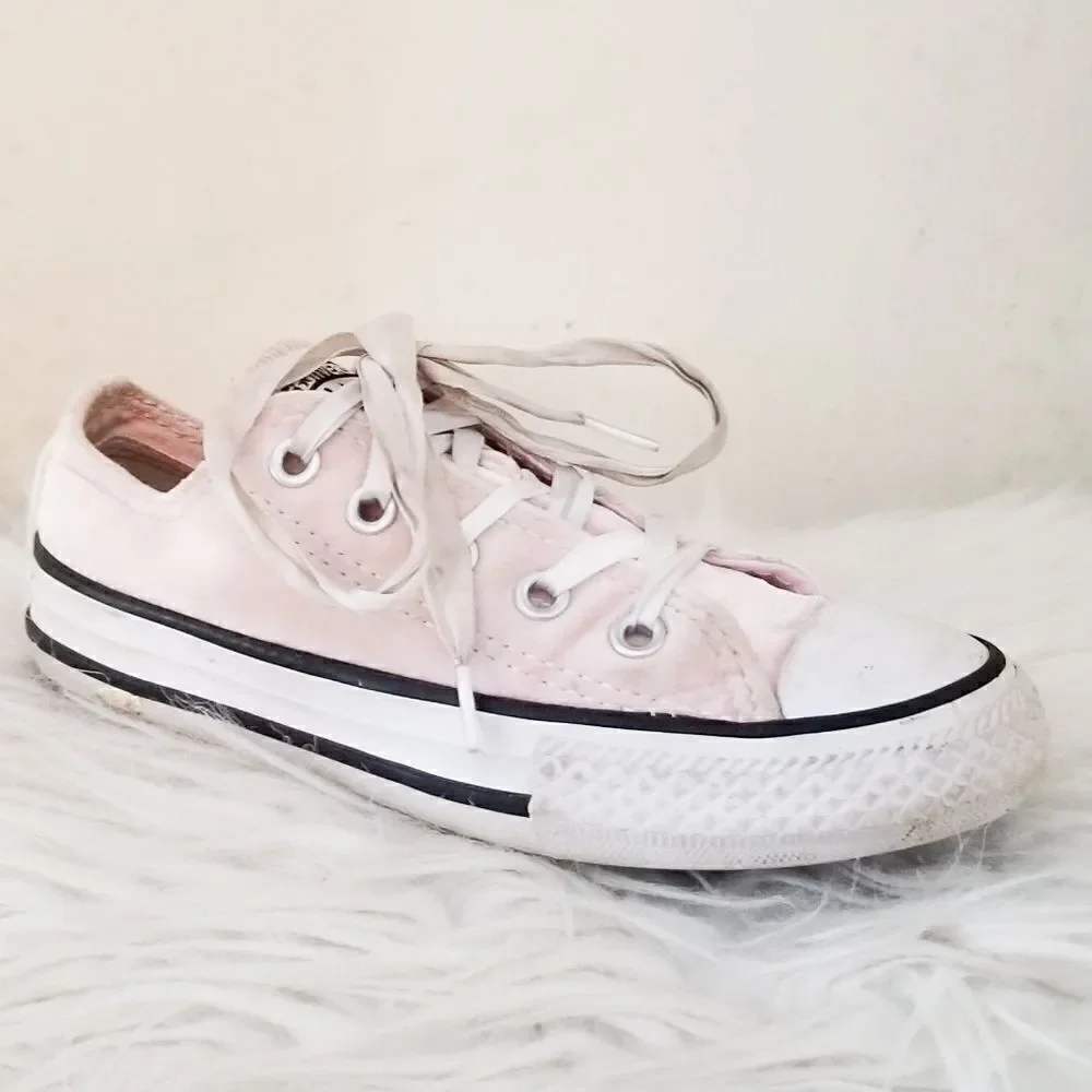 Converse all star velvety feel silky shoes
